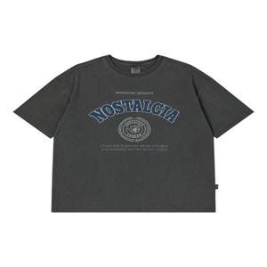 Nostalgia pigment t-shirt/CHARCOAL