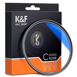 K&F Concept 77mm HMC UV 필터 블루 멀티코팅 __ AGC Japan Glass Slim Blue-Coated UV Filter