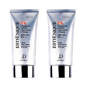 데이셀 에스테니끄 달팽이 선크림 SPF50+PA+++ 2개