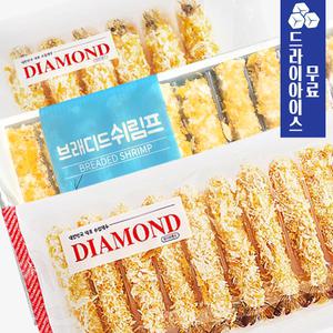 분이네 다이아몬드 냉동 새우 튀김 300g 6미 10미 맘스 쉬림프  업소용 빵가루 왕 튀김