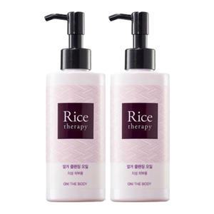 온더바디 라이스테라피 클렌징오일 쌀겨 200ml, 2개