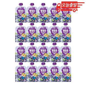 오늘출발 팔도 뽀로로 워터젤리 포도 120ml 20개