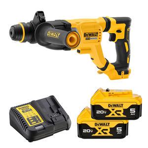 디월트 SDS-PLUS 충전 로터리 햄머 드릴 20V 전동 공구 배터리 2개 세트 DCH263P2 앙카 앵커볼트
