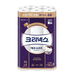 크리넥스 데코앤소프트 부케향 25m30롤 화장지 x1팩