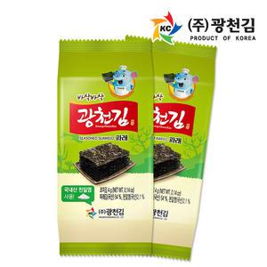 광천김 바삭 파래도시락김 32봉 /식탁김/파래김