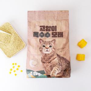 고양이 옥수수 모래 2.5kg * 6개입