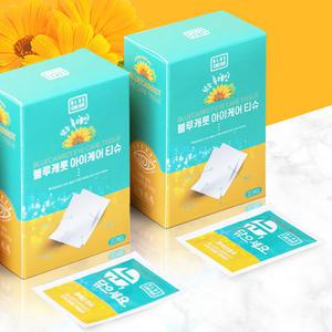 눈건강 피로회복 루테인 블루캐롯 티슈 20매 안구건조증 눈밑관리 마이봄샘청소 세정티슈