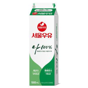 [냉장]서울우유 나100% 1000mlx1개