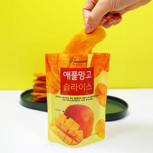 [얌얌노리][건조과일] 건 애플망고 슬라이스 80g / 열대과일 간식 무첨가 자연간식 건강간식