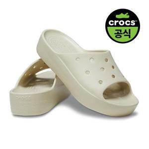 [크록스][공식] 여성 CLASSIC PLATFORM SLIDE BONE (23SWSL208180)