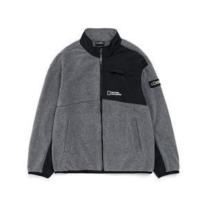[내셔널지오그래픽키즈]내셔널지오그래픽 키즈 N214KFT240 FLEECE 트레이닝 F-ZIP M_GREY