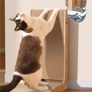 세련된 우드 고양이 벽 긁기 장난감 스크래처 (WFGW18Z)