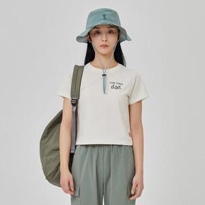 [DOD][디오디 공식] 소로나 레터링 그래픽 반팔 티셔츠 여자(OFF WHITE 2)