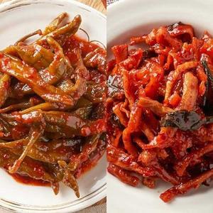 [참맛나반찬] 고추무침 1kg + 무말랭이무침 1kg