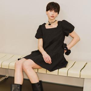 WOMAN 링클 볼륨 원피스 스크런치 세트 [3COL] / WBE2L15503SET