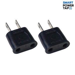 스마트파워탭 국산 돼지코 220V 변환 110V 해외용 플러그 2개입 / 여행용 멀티 어댑터 220V 반대 일본