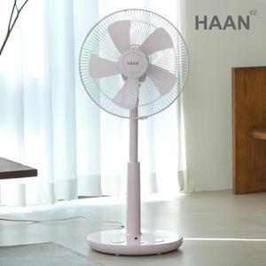 한경희 초미세풍 발터치 리모컨 컬러 선풍기 HDC-230 라이트핑크 35cm