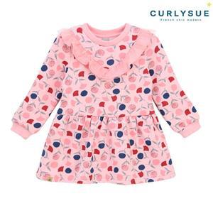 [CURLYSUE]  러블리 프릴원피스(기모) CNW1XAOP02PI [겨울]