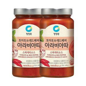 청정원 아라비아따 파스타소스 600g, 2개