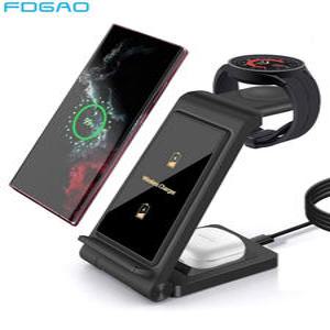 삼성기기 호환 S24 S23 ULTRA 삼성기기 호환제품 호환 S2 NOTE 20 Z FLIP 6 Z FOLD 6용 3 IN 무선 충전기 GALAXY WATCH 7 PRO용 고속