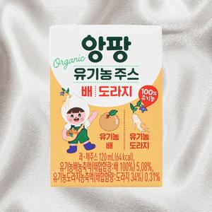 서울우유유아음료 유기농주스 앙팡배도라지 120ml 32팩