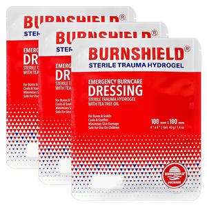 응급처치 Burnshield 번실드 국소하이드로겔창상피복재 번쉴드 드레싱10x10cm 1매입 x 3개