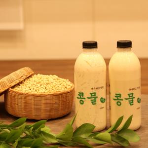 국내산 순수하고 진한 우뭇가사리콩물 1L 2개