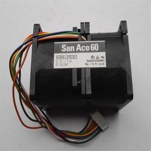 SANYO San Ace 60 팬 9cr0612p063s63 7076 60x60x76MM 서버 팬 12V 3.2A 자동차 가압 볼 베어링 팬 8 선