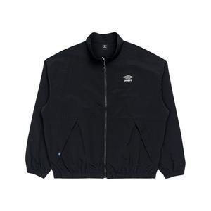 엄브로 클래식 스탠넥 웜업 바람막이 자켓 UQ221CJK41BLK