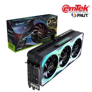-펠릿 PALIT 지포스 RTX 5080 GAMEROCK D7 16GB 이엠텍 (정품) 그래픽카드 VGA