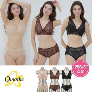 [25SS신상]  이지업 물결 레이스 브라렛 브라팬티 6종 풀세트