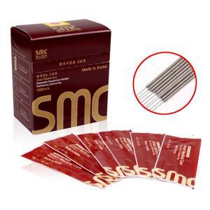 에스엠침 미용침 일회용 멸균침 0.18X15mm 1000개