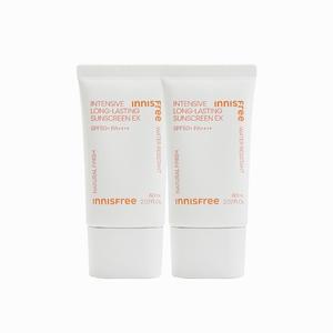 이니스프리 인텐시브 롱래스팅 선스크린 EX 60ml (SPF 50+) 2개