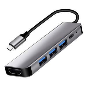 Thunderbolt 3 어댑터 USB 유형 C 허브 HDMI 호환 4K 지원 MacBook Pro/Air 2021용 PD가 포함된 samsung 호