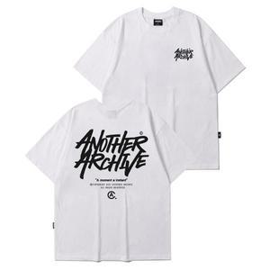 어나더 아카이브 A엔오티 NOTHER ARCHIVE FB 컬러블 그래피티 로고 반팔티_화이트 TSH9520058 100536