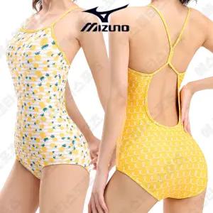 미즈노 MIZUNO 여자 원피스 로우컷 수영복 양면착용 입문 초급 강습 N2CAC312