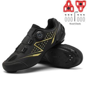 남성 MTB SPD 라이딩 신발 흰색 자동 잠금 스피드 로드 자전거 스니커즈 클리트 여성 플랫 슈즈