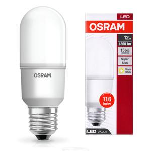 LED 12W 스틱전구 전구색 노란빛 삼파장전구 24W 대체