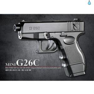 비비탄총 권총 글록 미니 MINI G26C BB탄총 에어 소프트건 서바이벌 비비건 핸드건