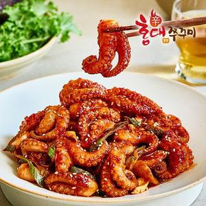 [홍대쭈꾸미] 300g 약간매운맛 4팩 수제양념 쭈꾸미볶음