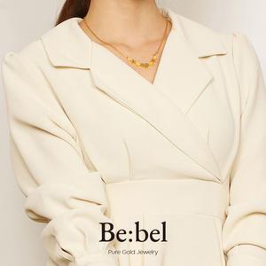 순금목걸이 11.25g 24k 여자 디자인 하트 비벨 세돈 3돈