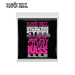 어니볼 베이스기타스트링 SLINKY STAINLESS STEEL 베이스기타선세트
