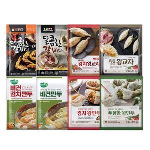 [신세계라이브쇼핑]G) 한만두 8봉 골라담기 (갈비만두/짬뽕만두/왕만두/김치만두/군만두/물만두)