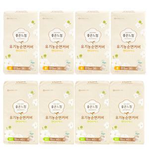 좋은느낌 유기농순면 라이너 롱 36개 x 4개+일반 40개 x 4개