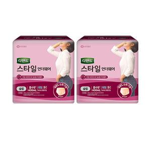 24년형 디펜드 스타일 언더웨어 여성슬림 대형, 9P, 2개