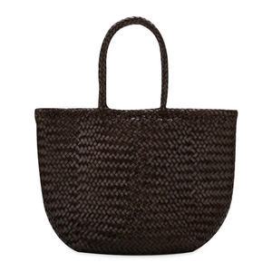 드래곤디퓨전 여성 그레이스 바스켓 다크 브라운 토트백 8813 DARK BROWN