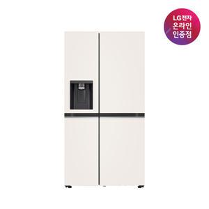 [가전구독/렌탈] LG 디오스 오브제컬렉션 얼음정수기냉장고 J814MEE12