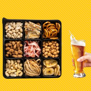 (기프트크루 맥주안주) 9종세트A 주전부리 혼술 캠핑 와인 하이볼 마른 안주 소포장 어르신 회사 워크샵 체육대회 버스대절 관광버스 산악회 등산 단체 간식