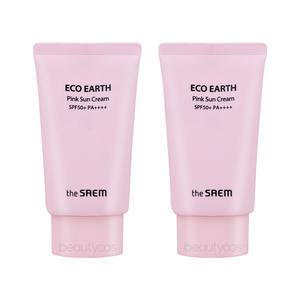2개 더샘 에코 어스 핑크 선 크림 50g SPF50+