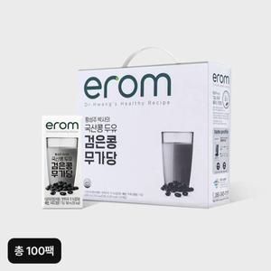 이롬 검은콩 무가당 두유 190mlX100팩(20팩X5박스) -